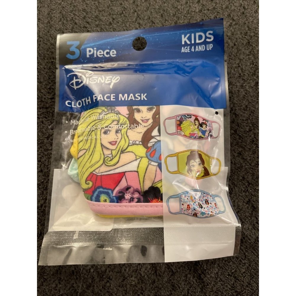 New Disney Kids 3 Pack Face Princess Belle J10